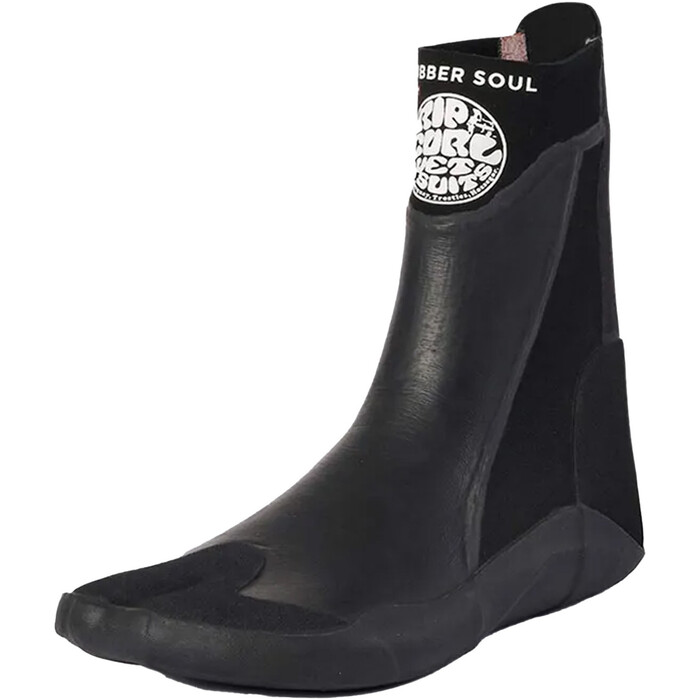 Rip Curl 3mm 2024 Rubber Soul Plus Hidden Split Toe Stiefel 111MSA - Black